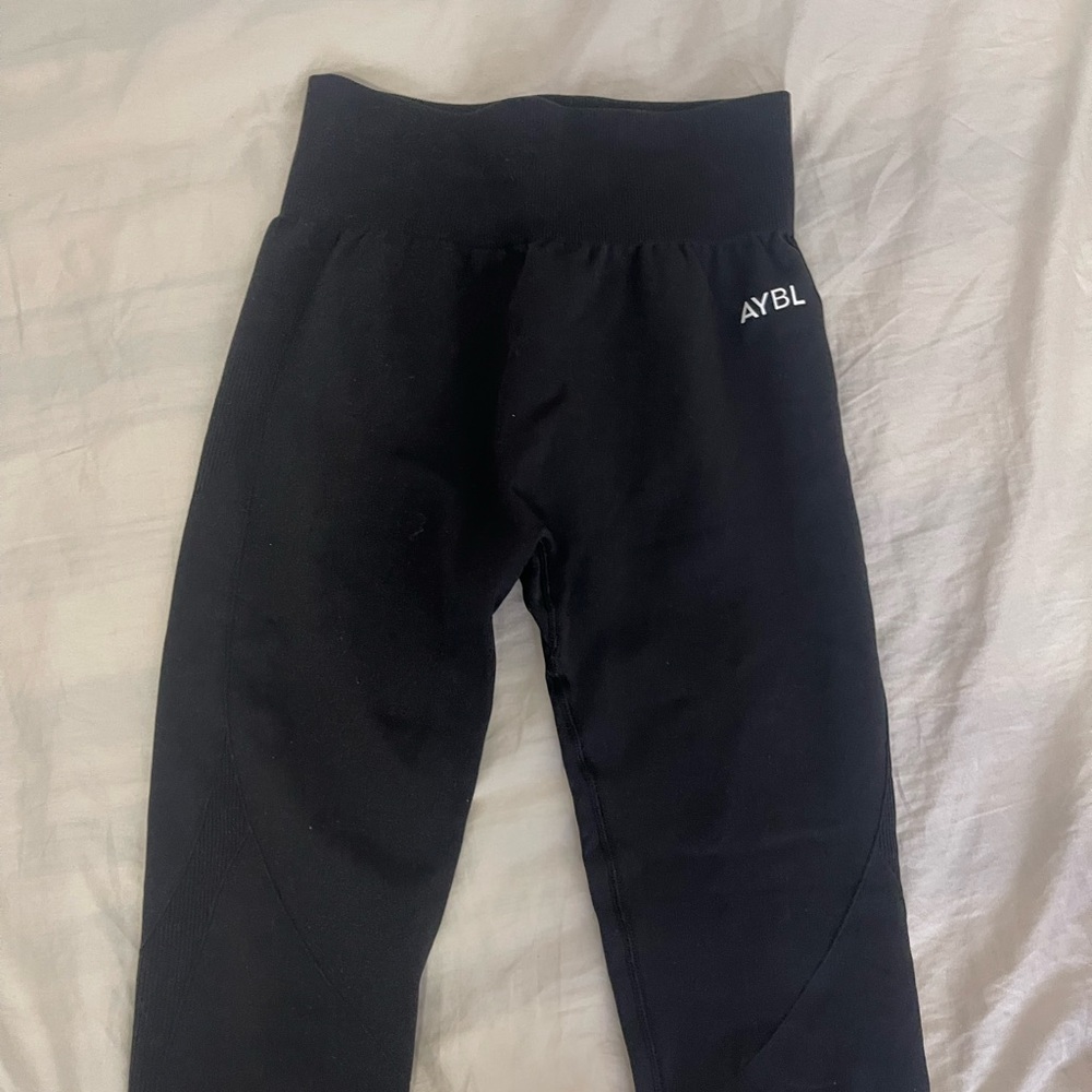 AYBL Black Leggings Slim Fit Athletic Wear